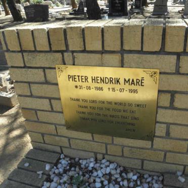 MARÉ Pieter Hendrik 1986-1995
