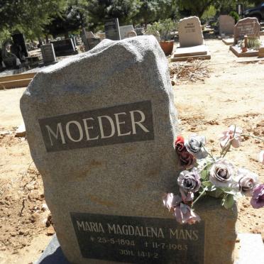 MANS Maria Magdalena 1894-1983