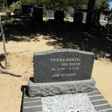 MENZEL Frieda nee RICHTER 1904-1956