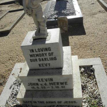 MERWE Kevin John, v.d. 1959-1961
