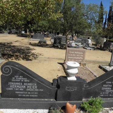 MEIER Johannes Heinrich Hermann 1906-1964 &amp; Martha Maria Johanna VELDMAN 1917-2000