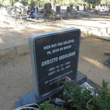 MOOLMAN Christo 1954-2003