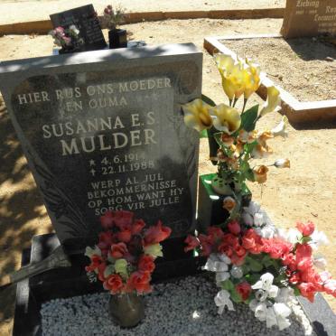 MULDER Susanna E.S. 1914-1988