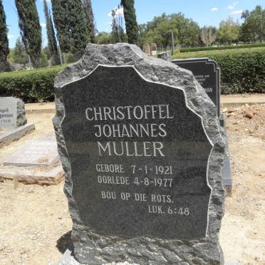 MULLER Christoffel Johannes 1921-1977