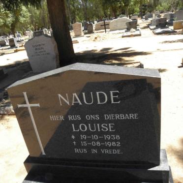 NAUDE Louise 1938-1982