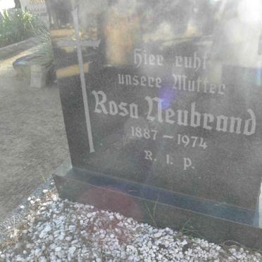 NEUBRAND Rosa 1887-1974