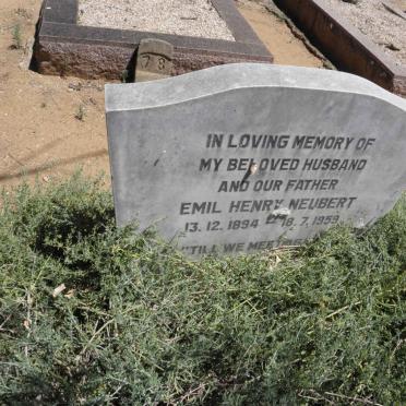 NEUBERT Emil Henry 1894-1959