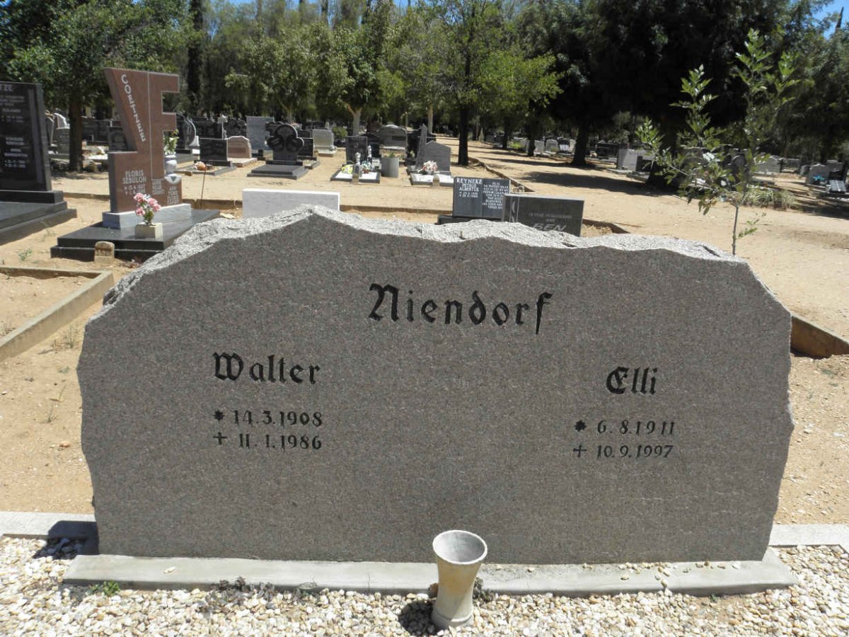 NIENDORF Walter 1908-1986 &amp; Elli 1911-1997