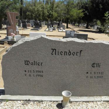 NIENDORF Walter 1908-1986 &amp; Elli 1911-1997