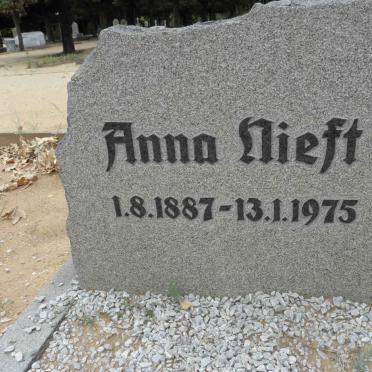 NIEFT Anna 1887-1975