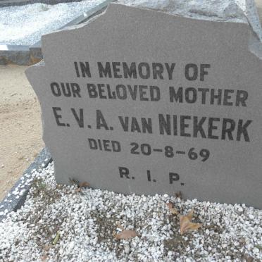 NIEKERK E.V.A., van -1969