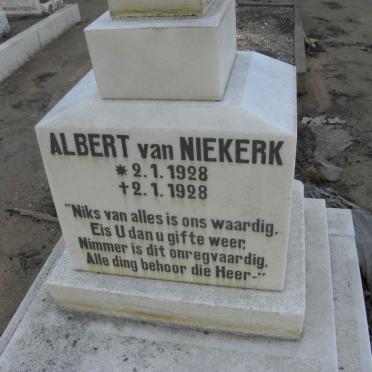 NIEKERK Albert, van 1928-1928