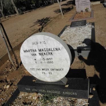 NIEKERK Martha Magdalena, van 1897-1990