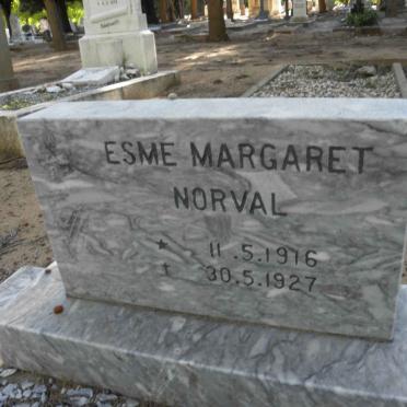 NORVAL Esme Margaret 1916-1927