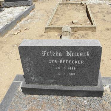 NOWACK Frieda nee REDECKER 1888-1963