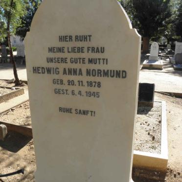 NORMUND Hedwig Anna 1878-1945