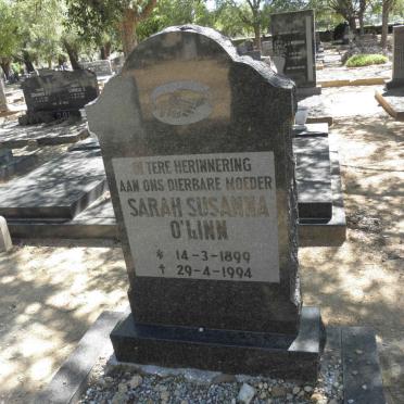 O'LINN Sarah Susanna 1899-1994