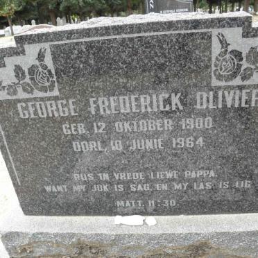 OLIVIER George Frederick 1900-1964