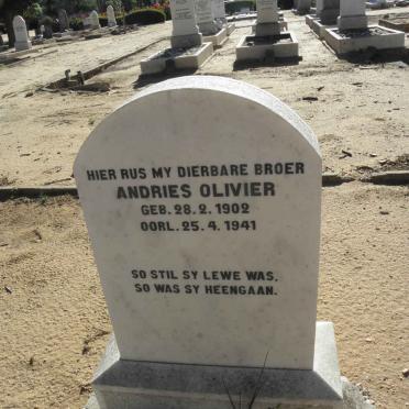 OLIVIER Andries 1902-1941