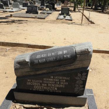 OOSTHUIZEN Jacobus van Rensburg 1937-1978