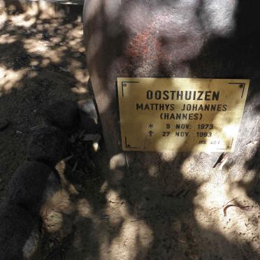 OOSTHUIZEN Matthys Johannes 1973-1993