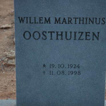 OOSTHUIZEN Willem Marthinus 1924-1998