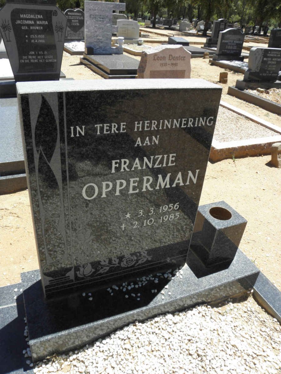 OPPERMAN Franzie 1956-1985