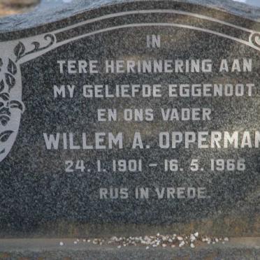 OPPERMAN Willem A. 1901-1966