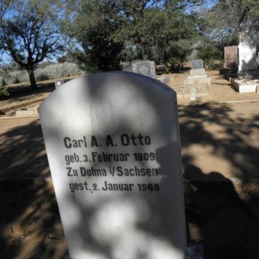 OTTO Carl A.A. 1909-1948