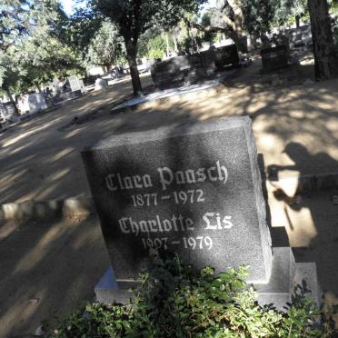 PAASCH Clara 1877-1972 :: LIS Charlotte 1907-1979