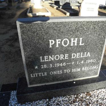 PFOHL Lenore Delia 1946-1960