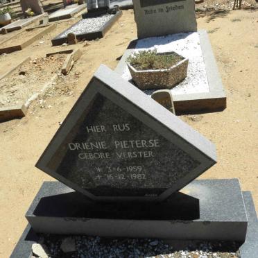 PIETERSE Drienie nee VERSTER 1959-1982