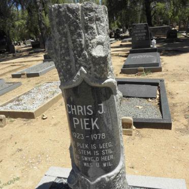 PIEK Chris J. 1923-1978