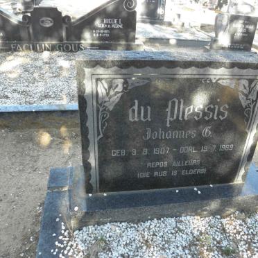PLESSIS Johannes F., du 1907-1969