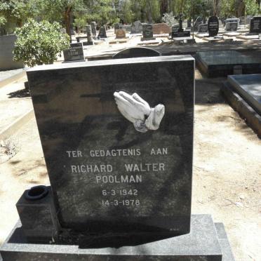 POOLMAN Richard Walter 1942-1978