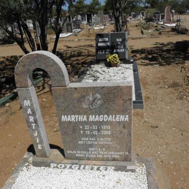 POTGIETER Martha Magdalena 1919-2009