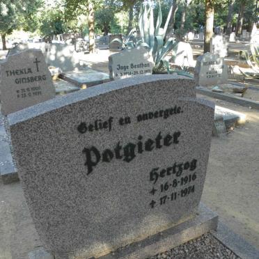 POTGIETER Hertzog 1916-1974