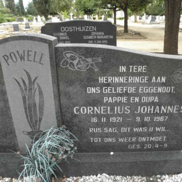 POWELL Cornelius Johannes 1921-1967