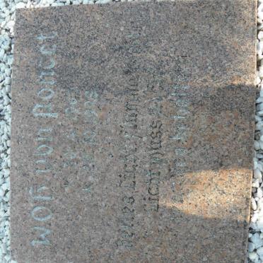 PONCET W.O.H., von 1905-1998