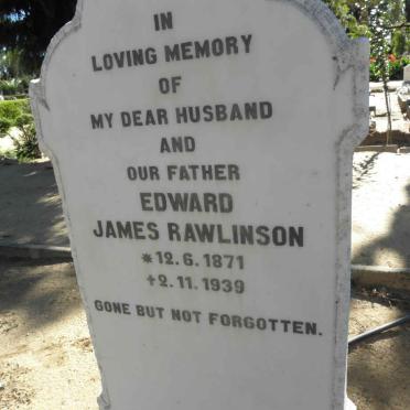 RAWLINSON Edward James 1871-1939