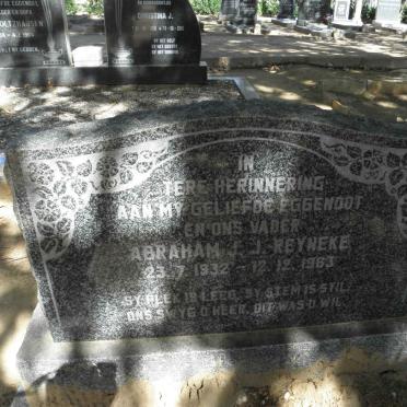 REYNEKE Abraham J.J. 1932-1983