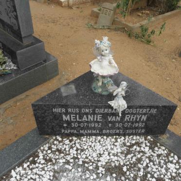 RHYN Melanie, van 1992-1992