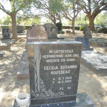 ROUSSEAU Cecilia Susanna 1908-1990