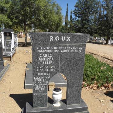 ROUX Carlo Andrea 1935-1999