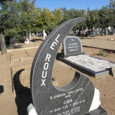 ROUX Coen, le 1948-1992