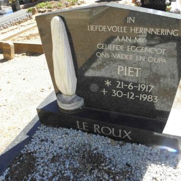 ROUX Piet, le 1917-1983