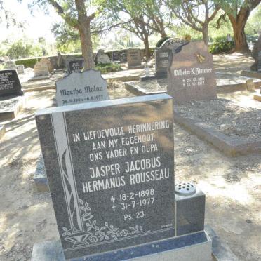 ROUSSEAU Jasper Jacobus Hermanus 1898-1977