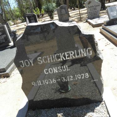 SCHICKERLING Joy 1936-1978
