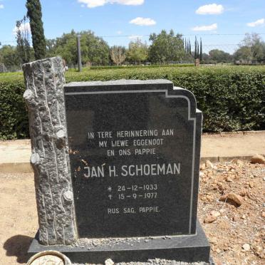 SCHOEMAN Jan H. 1933-1977