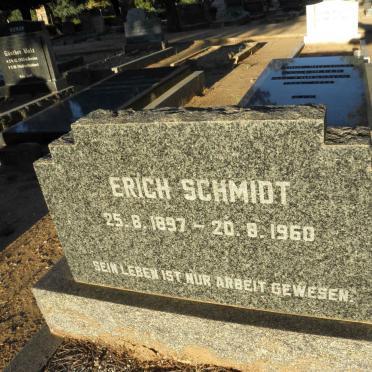 SCHMIDT Erich 1897-1960